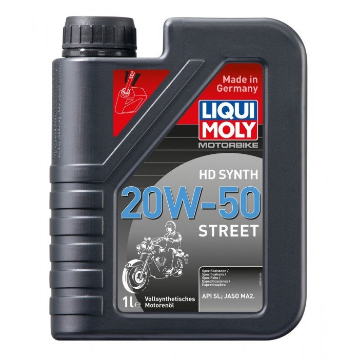 Моторное масло для 4-тактных мотоциклов Motorbike HD Synth Street 20W-50 1л
