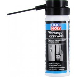 Грязеотталкивающая белая смазка Liqui Moly Wartungs-Spray weiss, 50 мл