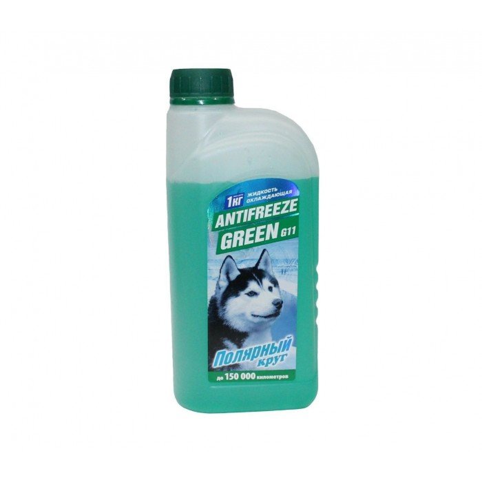Жидкость охлаждающая "Антифриз" "Полярный круг" G11 (зеленый) 1 кг