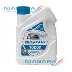 Жидкость охлаждающая "Тосол" Ниагара А-40М 1 кг. (канистра)