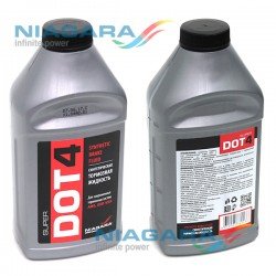 Жидкость тормозная "Ниагара" Супер ДОТ-4 455 гр. (новая банка)