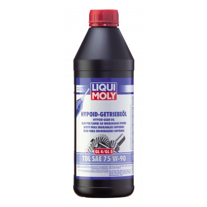 Трансмиссионное масло полусинтетическое LiquiMoly масло Hypoid-Getrieb.TDL 75W90 (GL-4/GL-5)(1л)
