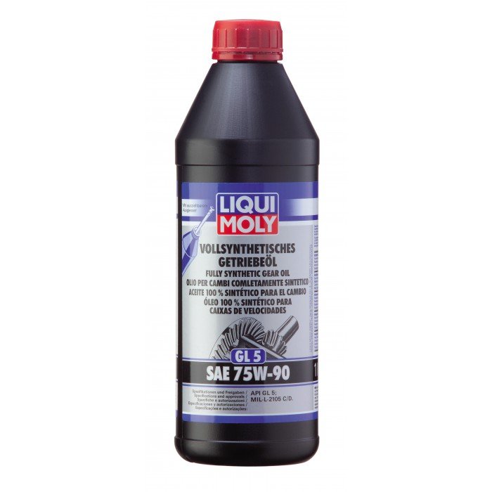 Трансмиссионное масло синтетическое LiquiMoly Vollsynth.Getrieb. 75W90 (GL-5) (1л)