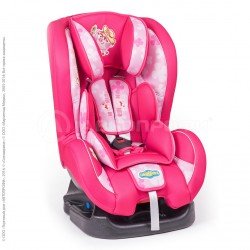 Детское кресло "Смешарики", группы 0+/1 (0-18 кг/0-4 года), полиэстер, поролон 3 см., розовый с Нюше