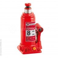 Домкрат гидравлический AUTOPROFI, бутылочный, 8 т., высота подъёма 405 мм., 1/4