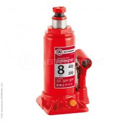 Домкрат гидравлический AUTOPROFI, бутылочный, 8 т., высота подъёма 405 мм., 1/4