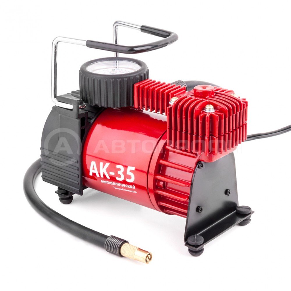 Компрессор автомобильный АК, металлический, 12V, 150W, производ-сть 35 ...