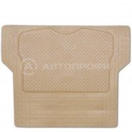 Коврики в багажник AUTOPROFI, универсальные, ПВХ, 144х110см, бежевый 1/4