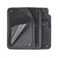 Коврики автомобильные FOCUS 2, универсальные, морозостойкие, отстёгивающийся ковролин, компл. из 4 п