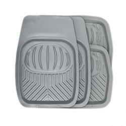 Коврики автомобильные POLAR, универсальные, ванночки, комплект из 4 предметов, серый, 1/5