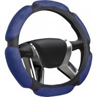 Оплетка на руль "L" (d=40см) спонж 6 лепестков /СИНИЙ/