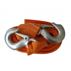 Буксировочный трос 5т, 2 крюка, длина 4м (лента БУКСИР) SKYBEAR