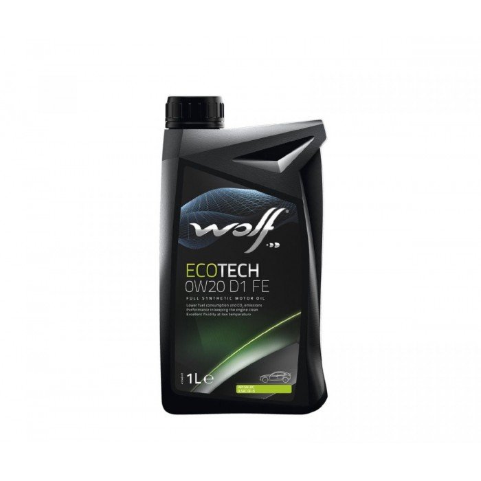 WOLF Масло мот. ECOTECH 0W20 D1 FE 1л WOLF Масло мот. ECOTECH 0W20 D1 FE 1л
