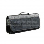 Органайзер в багажник TRAVEL, ковролиновый, 50х13х20см, чёрный, 1/24