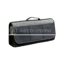 Органайзер в багажник TRAVEL, ковролиновый, 50х13х20см, серый, 1/24