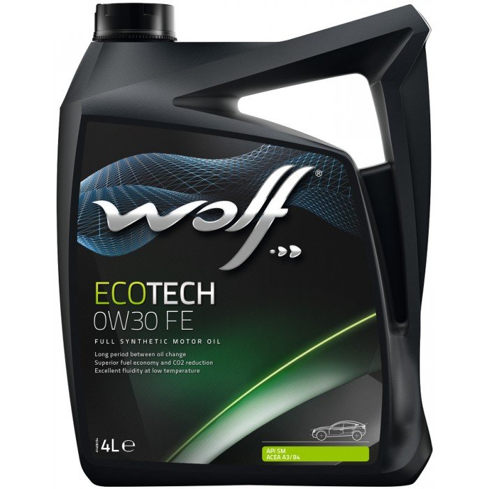 Моторное масло Wolf ECOTECH 0W30 FE 4л/4 Моторное масло Wolf ECOTECH 0W30 FE 4л/4